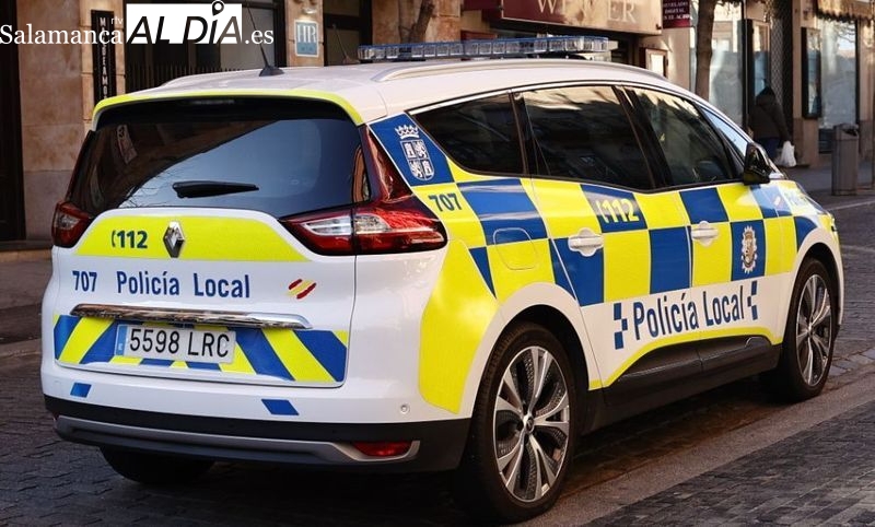 Un conductor ebrio provoca un accidente en la calle Jesús Arambarri de Salamanca