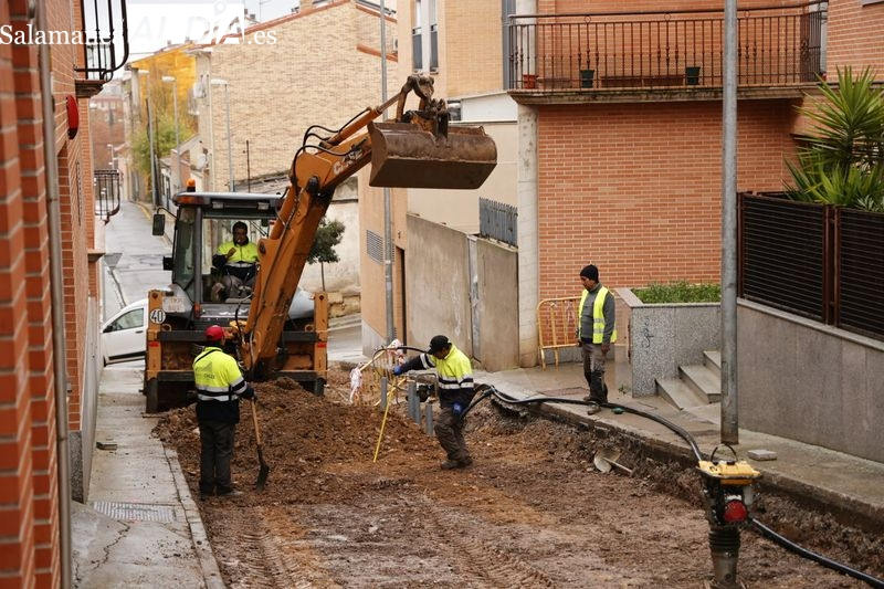 Mejoras en el abastecimiento de agua de este barrio salmantino 
