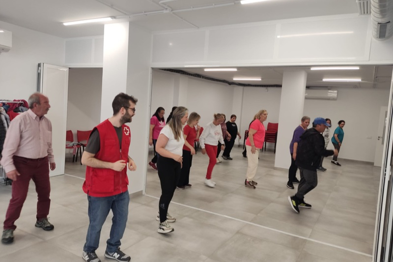 Animación y baile para celebrar con Cruz Roja el Día Mundial de la Salud