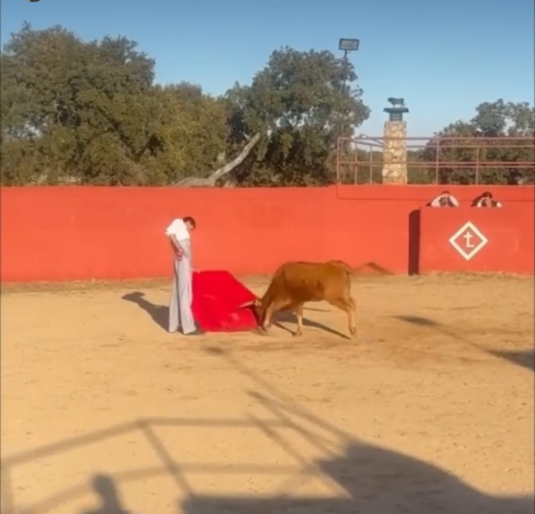 Paco Ureña, corneado en la finca salmantina Lorenzo Rodríguez Espioja 