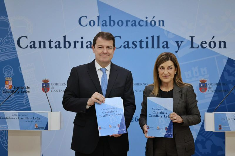 CyL y Cantabria acuerdan colaborar en 23 áreas de servicios para zonas limítrofes
