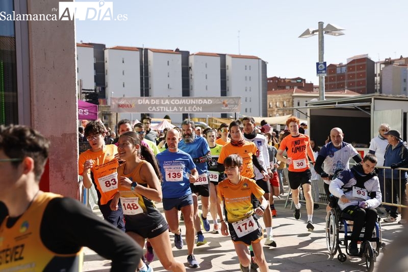 Miguel Rubio y Celia González, ganadores de la carrera popular