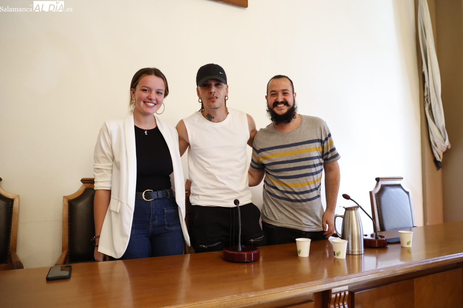 El rapero Blake conquista el Aula Magna de la Facultad de Filología