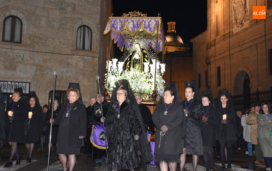 La Soledad transmite su agradecimiento, en especial a las mujeres que portaron mantilla