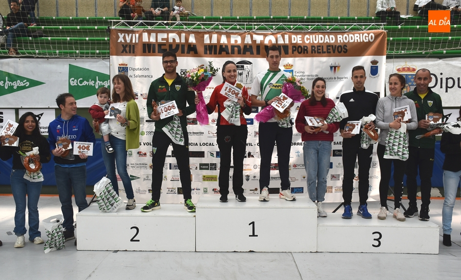 Los subcampeones de 2023, Antonio Silva y Alessandra Santamaría, ganan la Media Maratón 2024