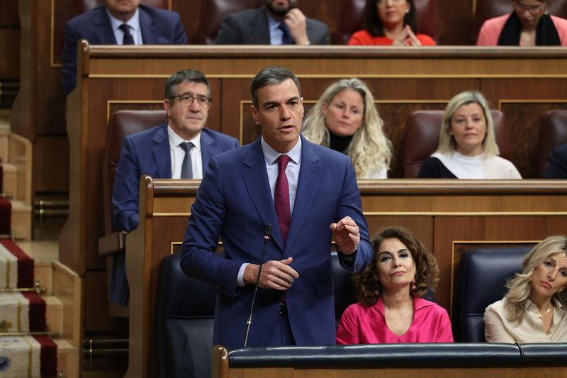 Pedro Sánchez habla en el Congreso sobre la investigación judicial a su esposa