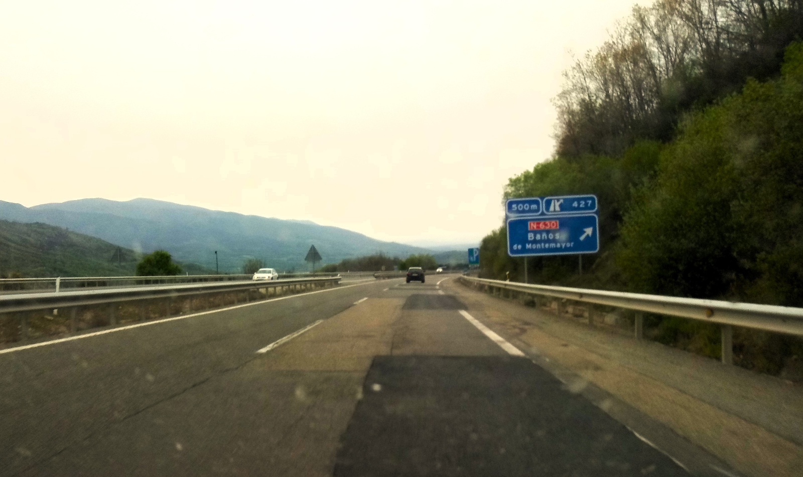 Piden la urgente reparación del firme del puerto de Béjar y del puerto de Vallejera  