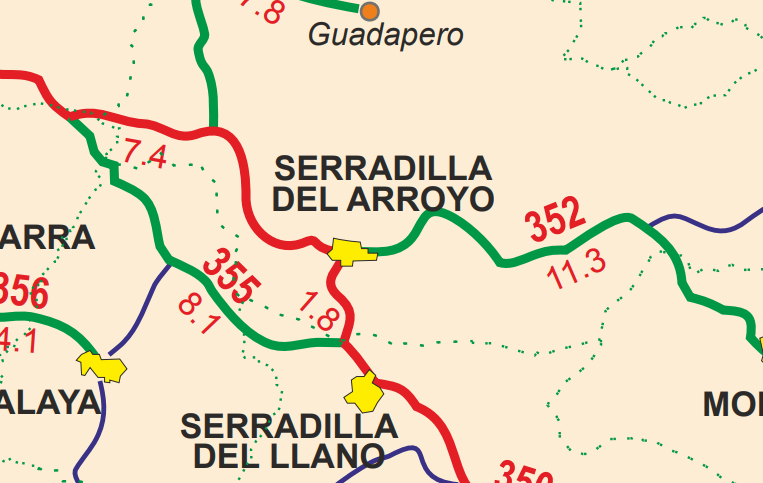 185 parcelas de la comarca se verán afectadas por el ensanche de dos tramos de carreteras