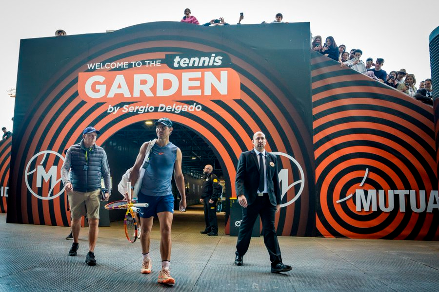Rafa Nadal y Carlos Alcaraz dejan buenas sensaciones en sus entrenamientos del Mutua Madrid Open