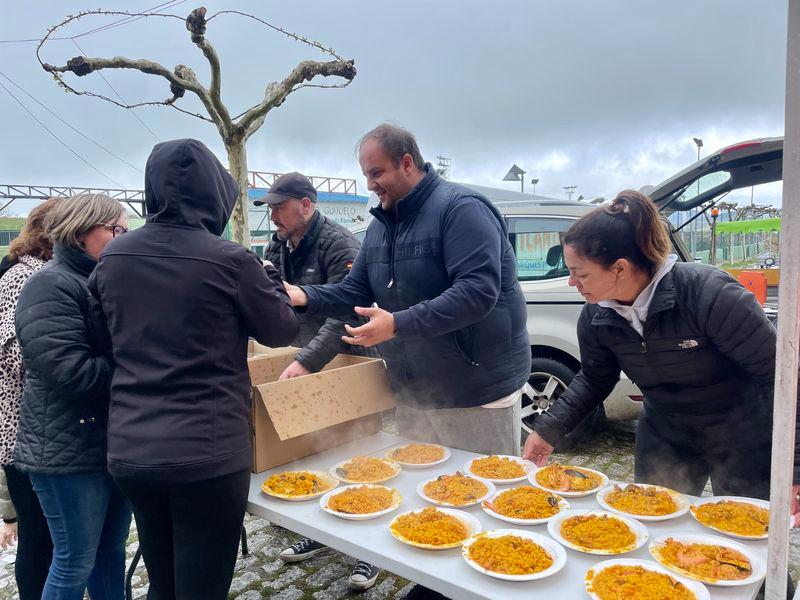 Más de 600 raciones de paella en el Lunes de Aguas de Guijuelo