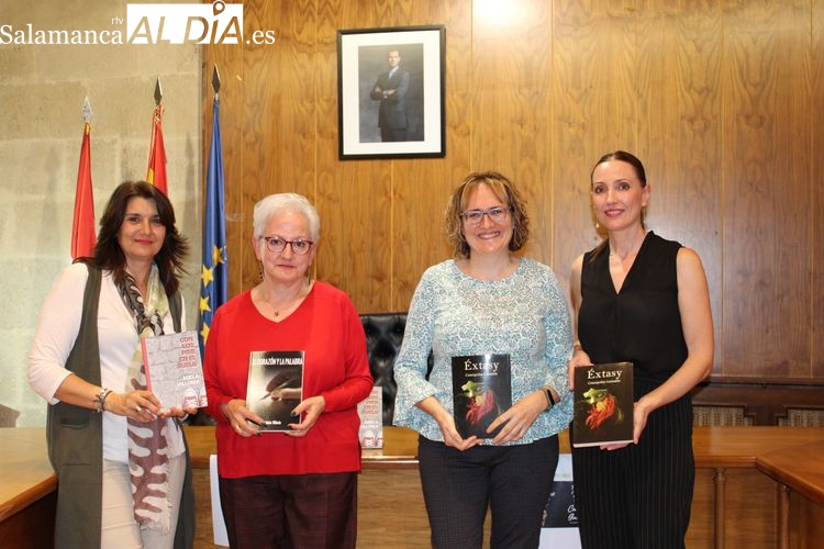 Concepción Guinaldo y Adela Villoria presentan sus obras literarias 