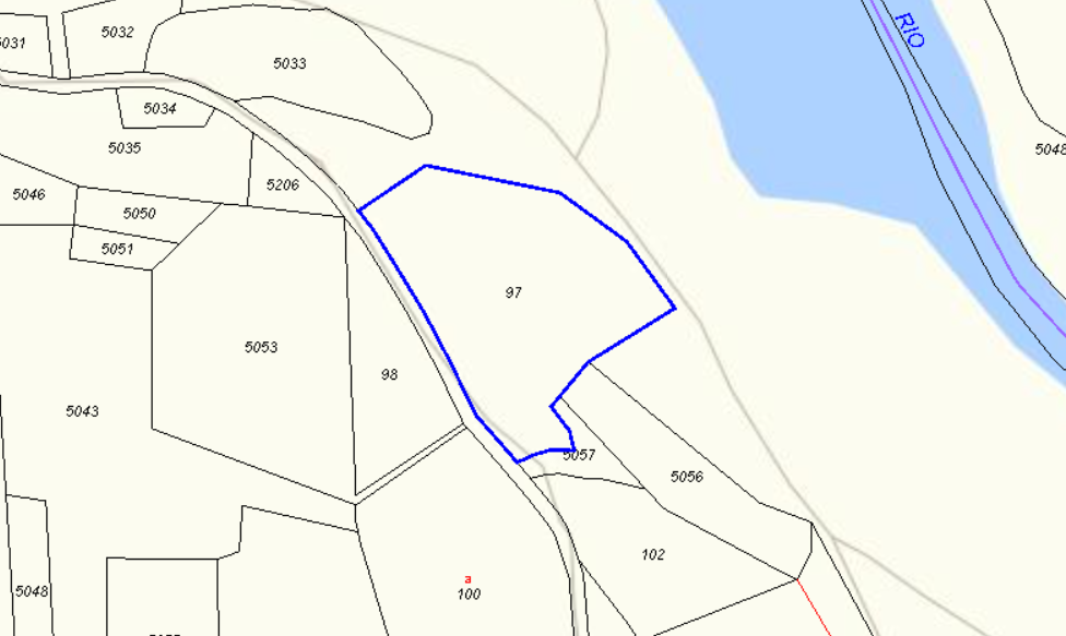 A subasta 6 parcelas en la comarca con precios de salida desde 97,33€