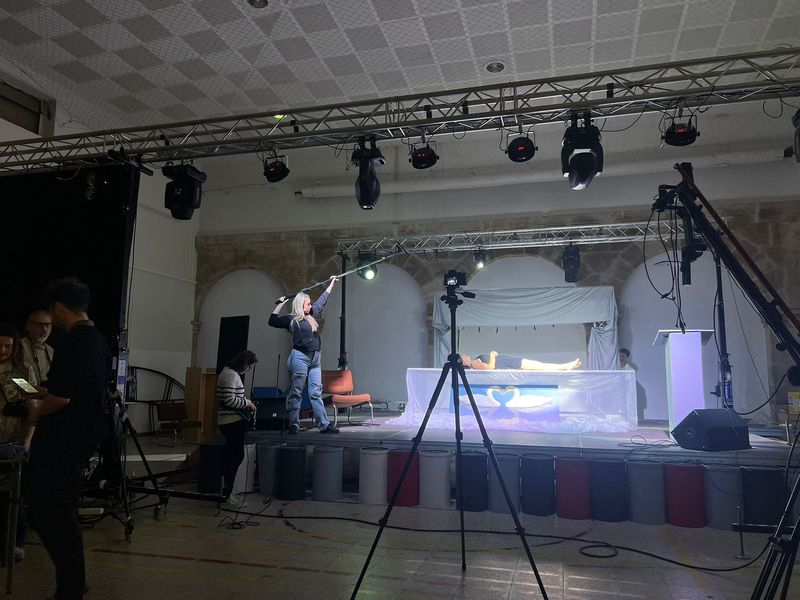 Alumnos del Rodríguez Fabrés participan en un proyecto cinematográfico internacional