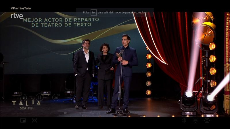 El salmantino Raúl Prieto, Mejor Actor en los Premios Talía de Teatro