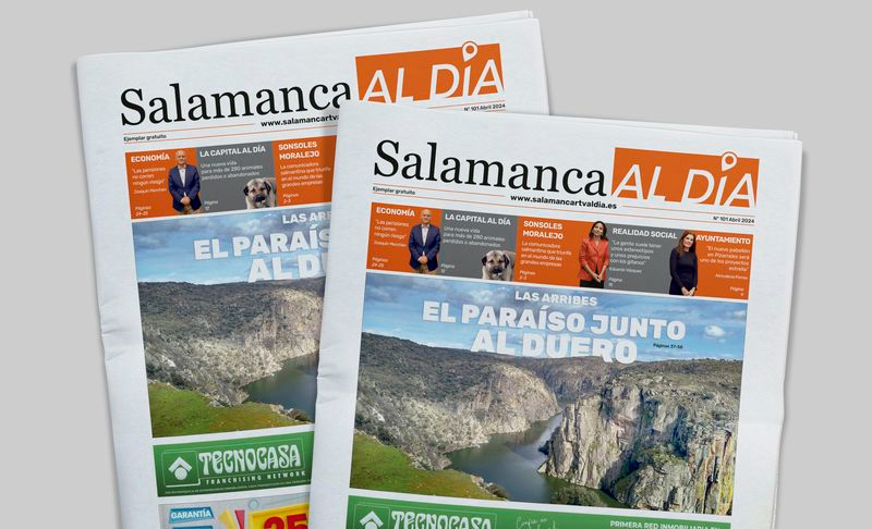 No te quedes sin el nuevo número del periódico de papel gratuito SALAMANCA AL DÍA
