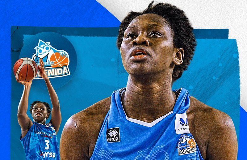 La jugadora del CB Perfumerías Avenida que forma parte del quinteto ideal de la Liga Femenina