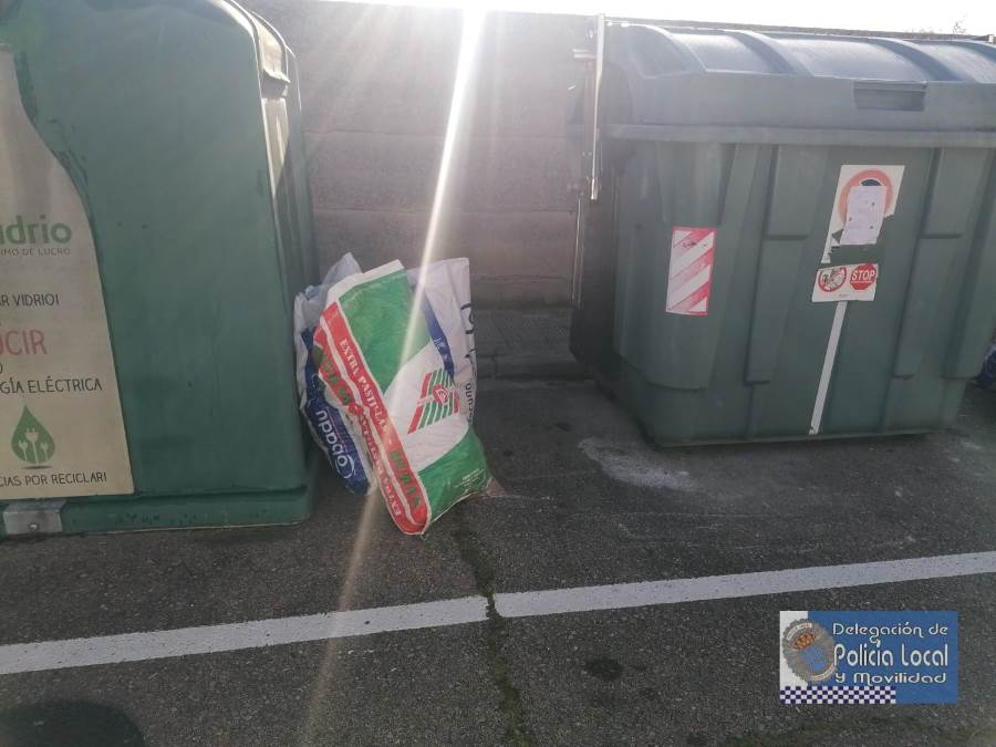 Dos personas serán sancionadas por depositar escombros en lugares no autorizados