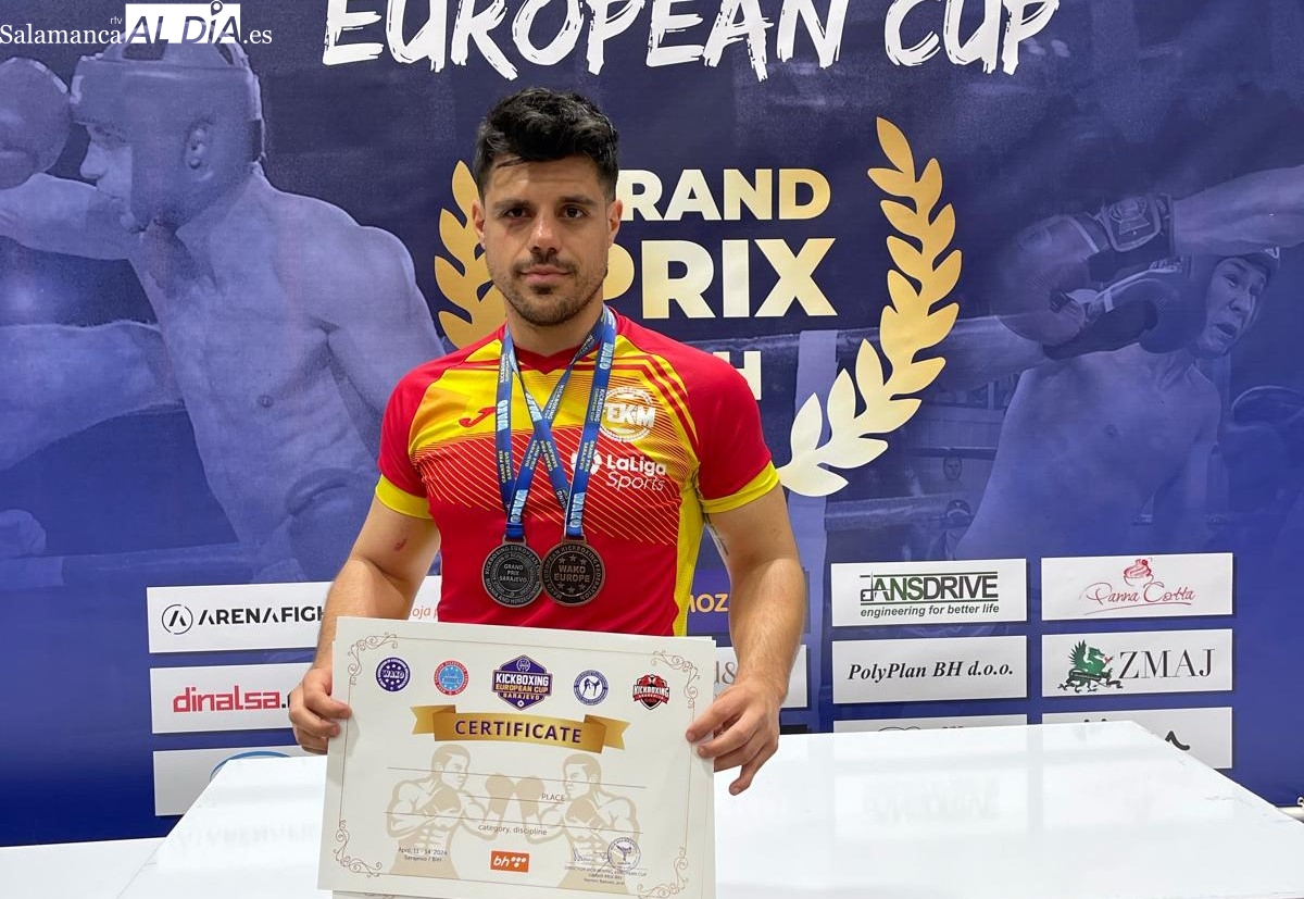 Richard Huerta, medalla de plata en la Copa de Europa de Sarajevo tras no poder disputar la final por un corte