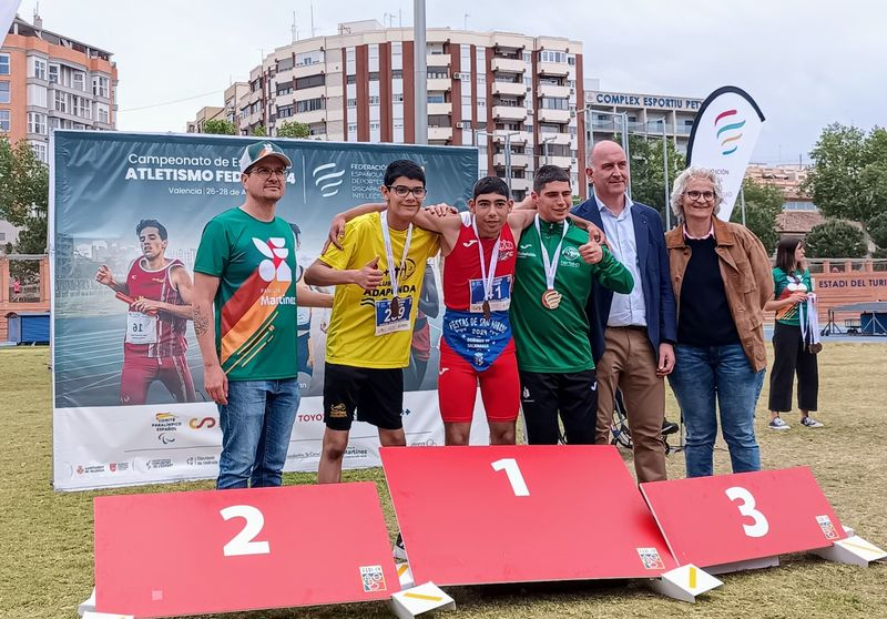 El atleta salmantino Alberto Mangas Risueño, campeón de España FEDDI 2024