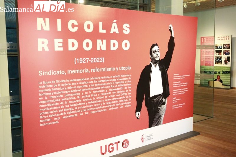 La exposición que recuerda la trayectoria sindical y política de Nicolás Redondo