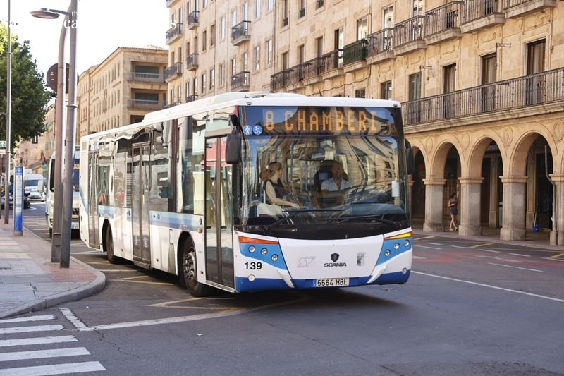 Cuatro líneas del autobús urbano de Salamanca modifican desde este miércoles su recorrido