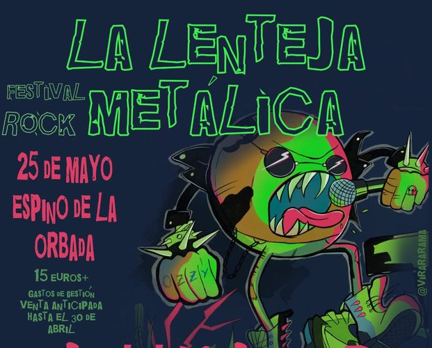 La lenteja metálica, el festival de rock que se celebrará en La Armuña 