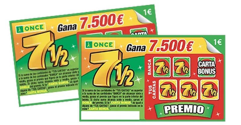 El Rasca Siete y Media de la ONCE deja un premio de 7.500 euros en la provincia de Salamanca