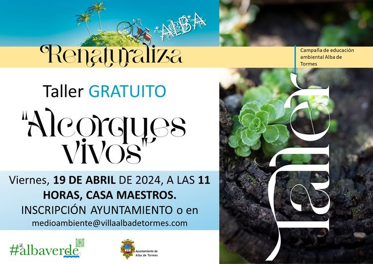 Abierta la inscripción para el taller gratuito ‘Alcorques vivos’