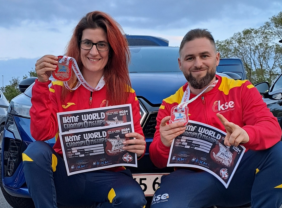 José Raúl Manchado y Cristina Sánchez, subcampeones en el Mundial de Nyborn (Dinamarca)