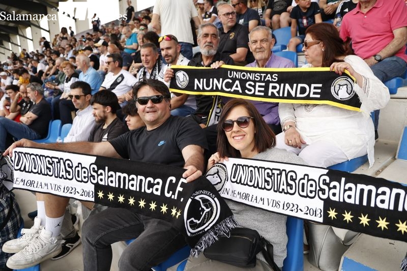 El buen tiempo y la búsqueda de la Copa del Rey animan a la afición de Unionistas a ir al Reina Sofía