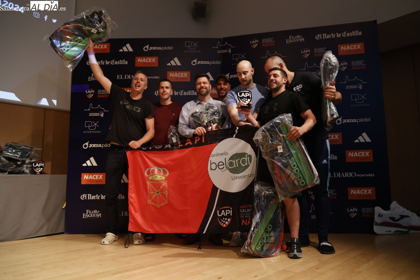 Entregados los premios de la Liga LAPI de Pádel