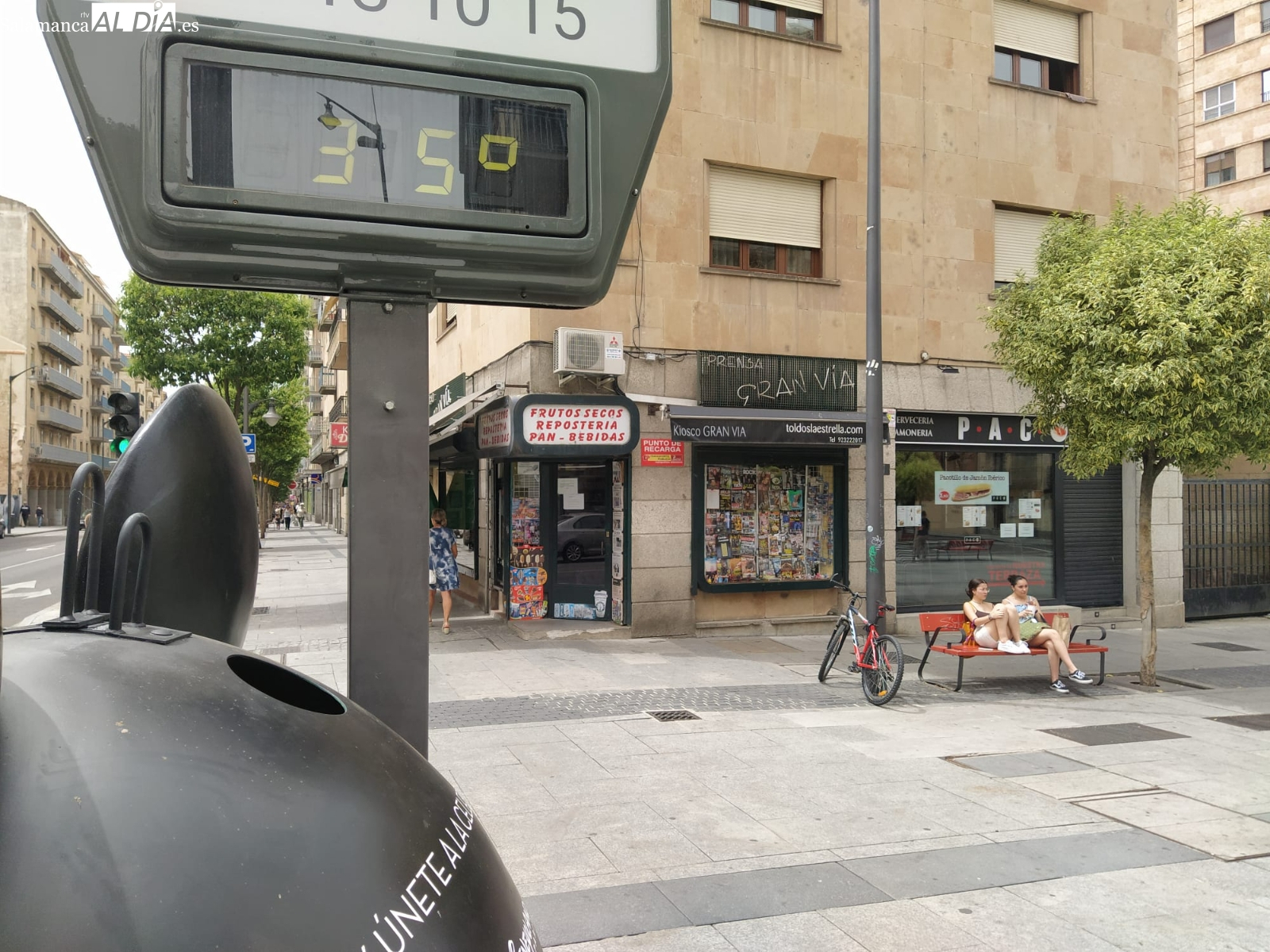 Un aviso en el móvil alertará de una ola de calor en Salamanca 