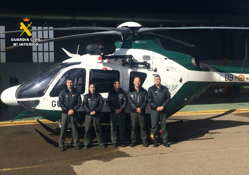 El nuevo helicóptero de la Guardia Civil que se usará en Salamanca
