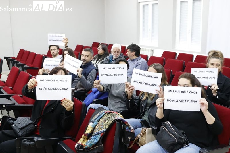 Bloqueado el convenio de sanidad privada de Salamanca que afecta a cerca de  2.000 profesionales