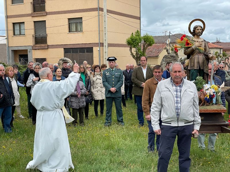 Eucaristía, procesión y bendición de campos por San Isidro en Guijuelo