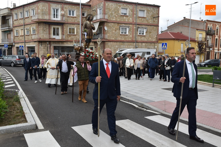 San Isidro bendice los campos mirobrigenses desde la Glorieta del Árbol Gordo