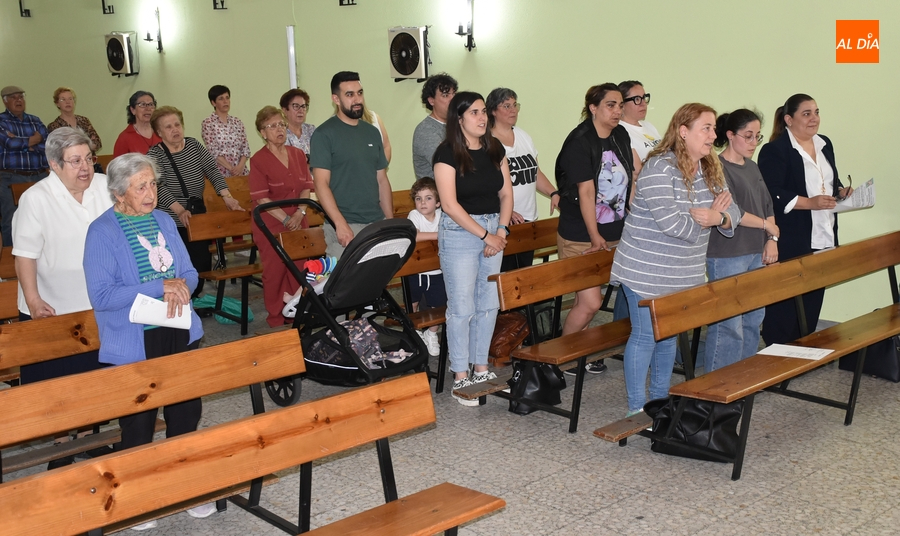 El equipo de Cáritas se reúne en una eucaristía en el día del Corpus Christi