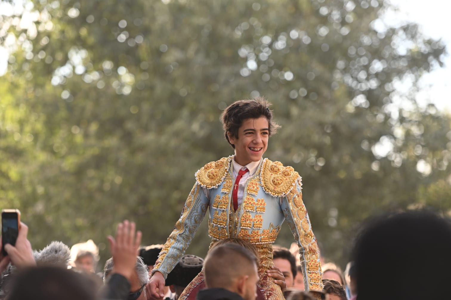 Marco Pérez, en un acto en Las Ventas el 6 de junio