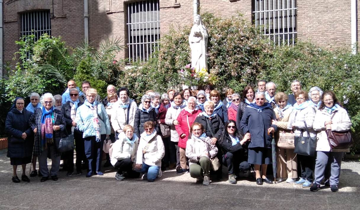 40 fieles mirobrigenses peregrinan a la Basílica de La Milagrosa de Madrid