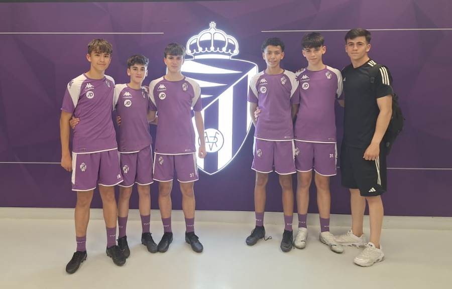 Cinco cadetes del Ciudad Rodrigo entrenan a la vez con el Real Valladolid