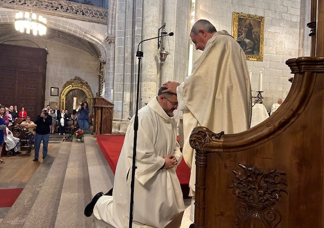 Daniel Mielgo se convierte en el primer diácono casado de la Diócesis de Ciudad Rodrigo
