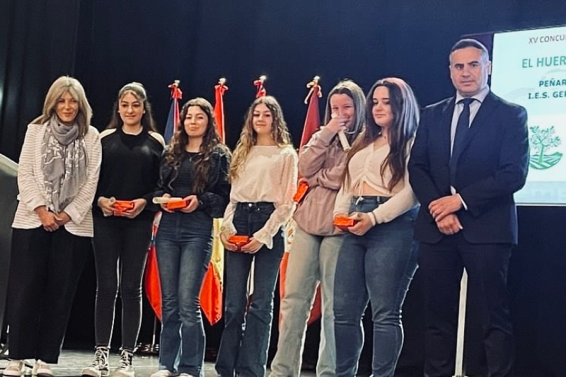 La idea ‘El Huerto de la Comarca’ de los alumnos del IES Germán Sánchez Ruipérez, elegida como la tercera mejor en el concurso ‘Motivar Para Emprender’