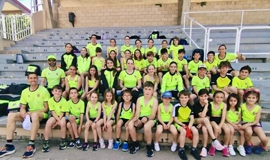 Las Pistas del Helmántico acogen la celebración fin de curso para la escuela municipal de Atletismo de Peñaranda