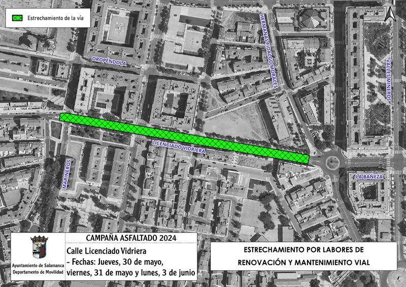 Cambios del tráfico en el barrio de Capuchinos y junto a la estación de autobuses