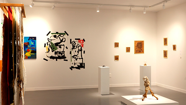 La Facultad de Bellas Artes expone los trabajos de cinco estudiantes de grado