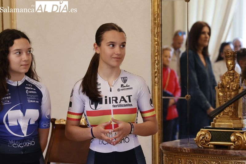 La campeona de España Infantil de Ciclismo es salmantina