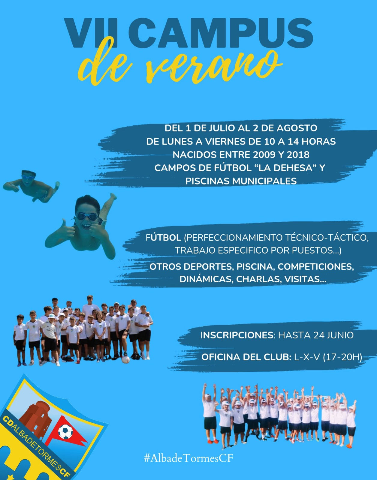 Llega la sexta edición del Campus de Verano del Alba de Tormes Club de Fútbol