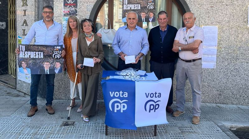 El PP hace campaña de las europeas en las cuatro calles en Vitigudino