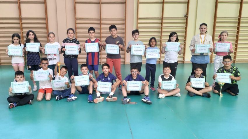 Los alumnos del Taller Retos y ajedrez, del CEIP Liminares, celebran en Lumbrales la finalización de esta actividad