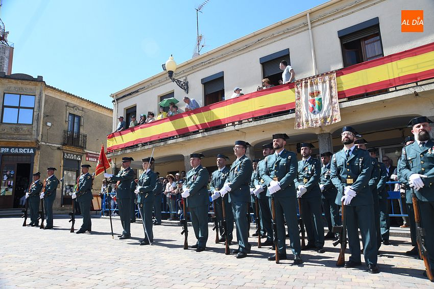 La Guardia Civil festeja sus 180 años en La Fuente de San Esteban